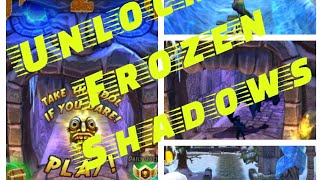 Temple Run 2 - Unlocking Frozen Shadows -Buying the Frozen Shadows Map