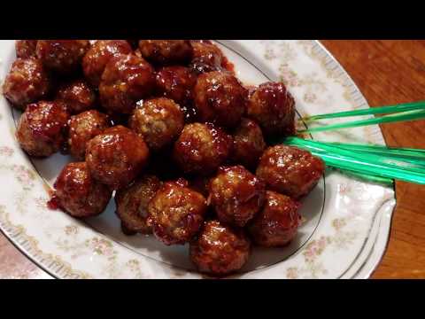 Sweet and Spicy Meat Balls For Appetizer very easy to make