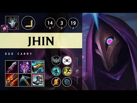 Jhin ADC vs Ashe - KR Challenger Patch 25.21