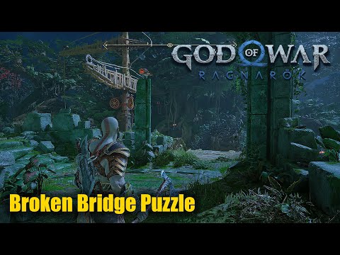 God of War Ragnarok - Broken Bridge Puzzle in The Abandoned Village Vanaheim