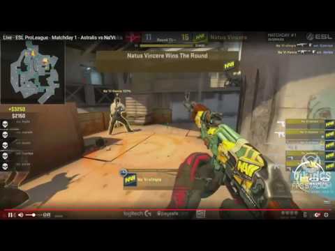 s1mple vs Astralis - Caster Bomman