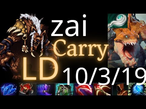 zai carry Lone Druid vs Huskar, Axe, Ember Spirit - ha ha ha huskar - dota2