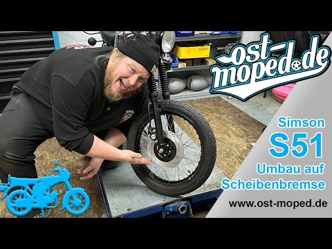Simson S51 | Umbau auf Scheibenbremse und ZT Telegabel + Lenker | Weihnachtsspezial | ost-moped.de