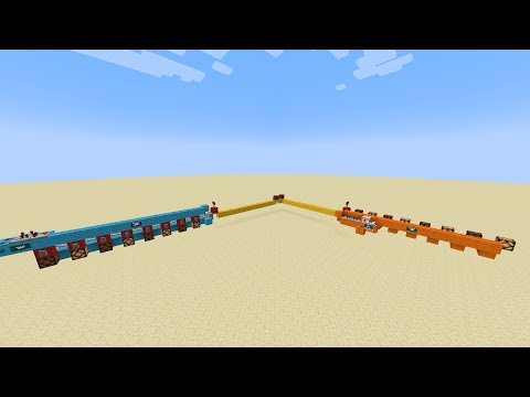 Sending 8 Bit Binary Over a single Redstone Line! (Serial Transmitter / Receiver)