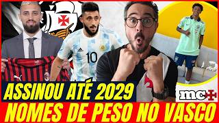 NEGÓCIO FECHADO: ASSINOU ATÉ 2029 COM O VASCO!