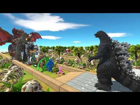 Heisei Godzilla vs Godzilla DEATH RUN - Animal Revolt Battle Simulator