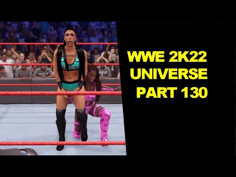 WWE 2K22 Universe Naomi vs Indi Hartwell Part 130