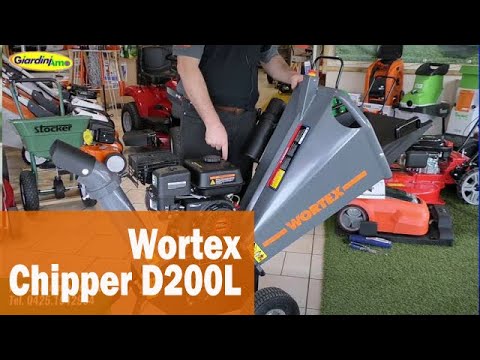 Wortex Chipper D200L Wood Chipper