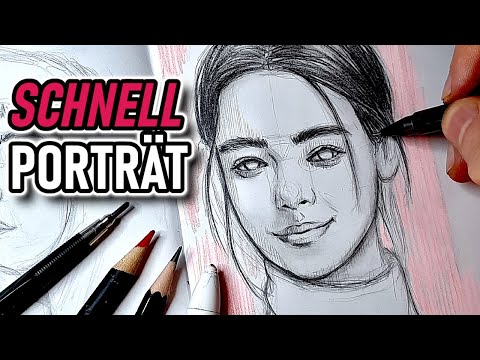 BESSER Gesichter zeichnen mit dieser SCHNELLEN Methode!