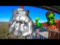 World's HEAVIEST HULK FIST Smashes Everything!! (300kg/660lbs SOLID STEEL)