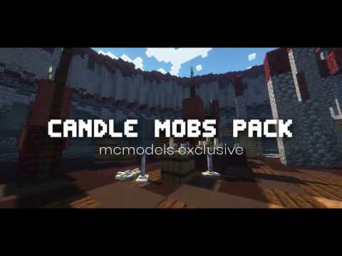 Insane Candles Dungeon Mobs in Minecraft! #mcmodels