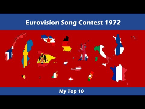 Eurovision 1972 - My Top 18
