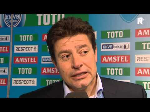 XerxesDZB-trainer De Muijnck na afloop van het duel