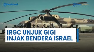 Garda Revolusi Iran Pamer Terowongan, Unjuk Gigi Persiapan Perang, Injak-injak Bendera Israel