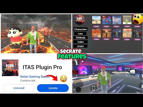 Indian Theft Aura Simulator New Update | ITAS Plugin Add | Top 10 ITA MODES | New Challenge Update 