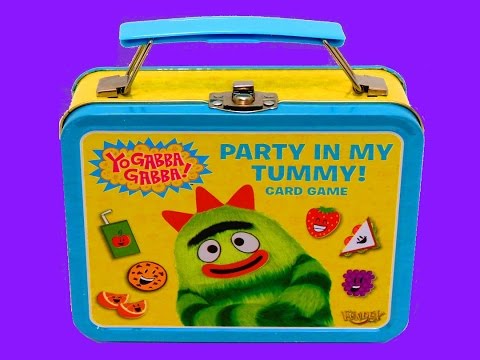Yo Gabba Gabba Party in My Tummy Card Game | Video 288 @UnboxingWithWillow777