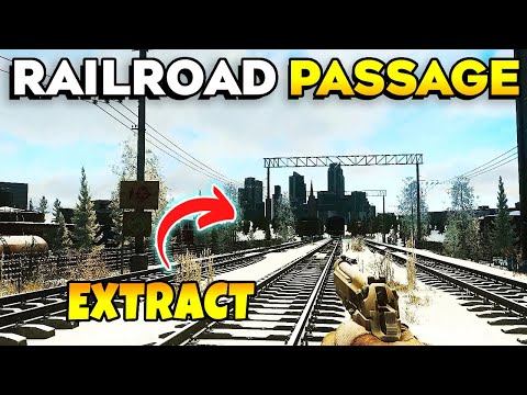 Escape From Tarkov Railroad Passage Extract Location Customs With Map