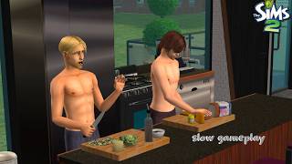 the sims 2 longplay asmr for sleep! 🍳 quiet kitchen mornings & slow living (no commentary)