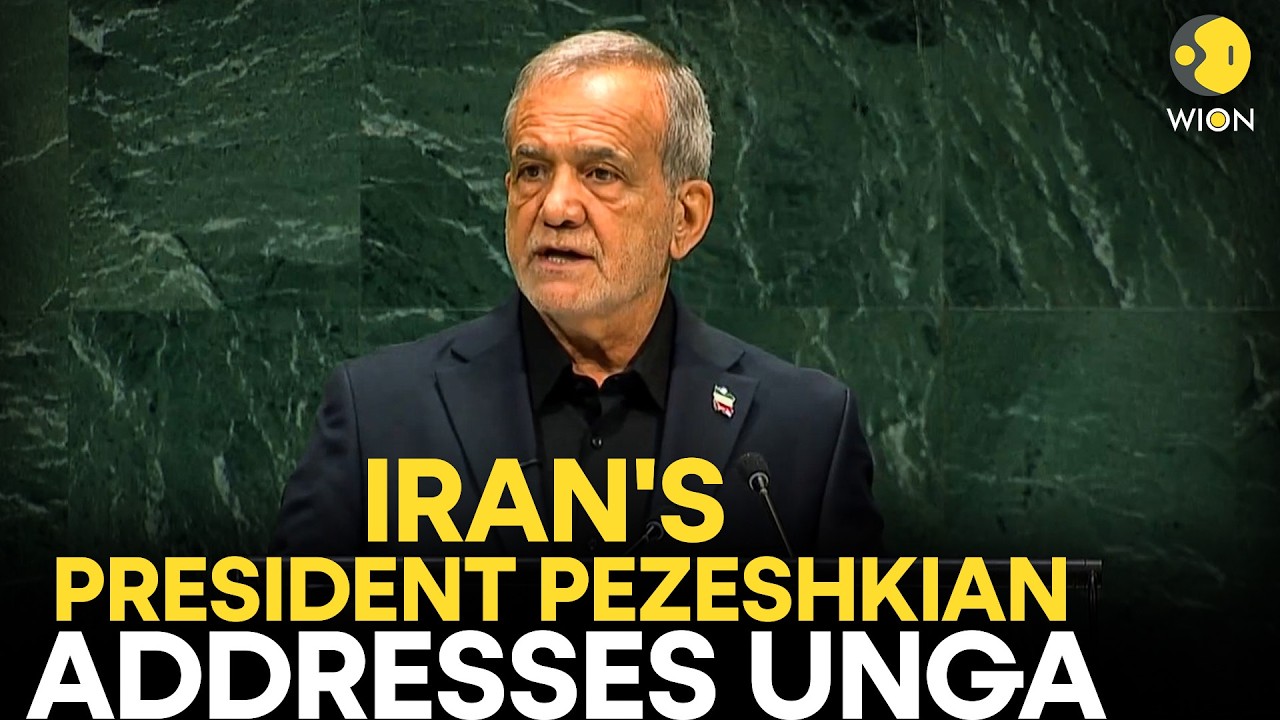 UNGA LIVE:  Masoud  Pezeshkian Addresses 81st United Nations General Assembly Amid West Asia War