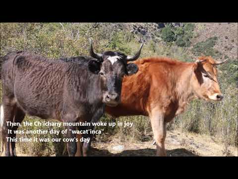 "WACAT'INCA DE MI TIERRA"  Andean Poem and music by Rene Hugo