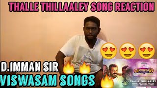Thalle Thillaaley Song Reaction by Malaysian Thala Fan | Viswasam Songs