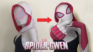 SPIDERGWEN SUIT COMPARISON (SPIDERMAN INTO THE SPIDERVERSE VS SPIDERMAN ACROSS THE SPIDERVERSE)