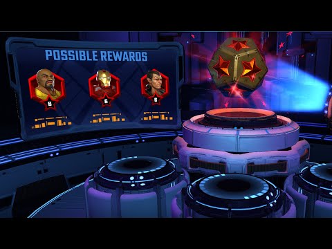 Marvel Strike Force: 5 Red Star Orb Opening!
