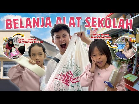 EVERYTHING IS PURCHASED⁉️ SHOPPING FOR UYUN & TETEH'S SCHOOL SUPPLIES