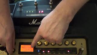 Video thumbnail for Marshall CODE switch PEDL-91009 save preset by Иван Сусанин