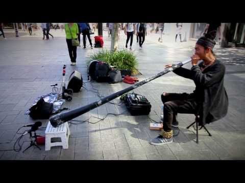 Yoon Hwan Kim - Didgeridoo - live in Perth Australia - 2016