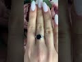 Серебряное кольцо с сапфиром nano 1.948ct