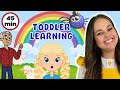Toddler Learning Nursery Rhymes Adventure With Ms Moni Toddler Speech Learning Videos
