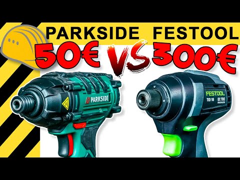 50€ PARKSIDE schlägt 300€ FESTOOL? SCHLAGSCHRAUBER TEST! | WERKZEUG NEWS #103