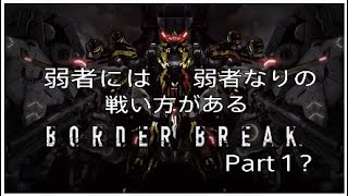 [弱者には弱者なりの戦い方がある！]視聴回数1000回記念！ボーダーブレイクプレイ動画Part 1？