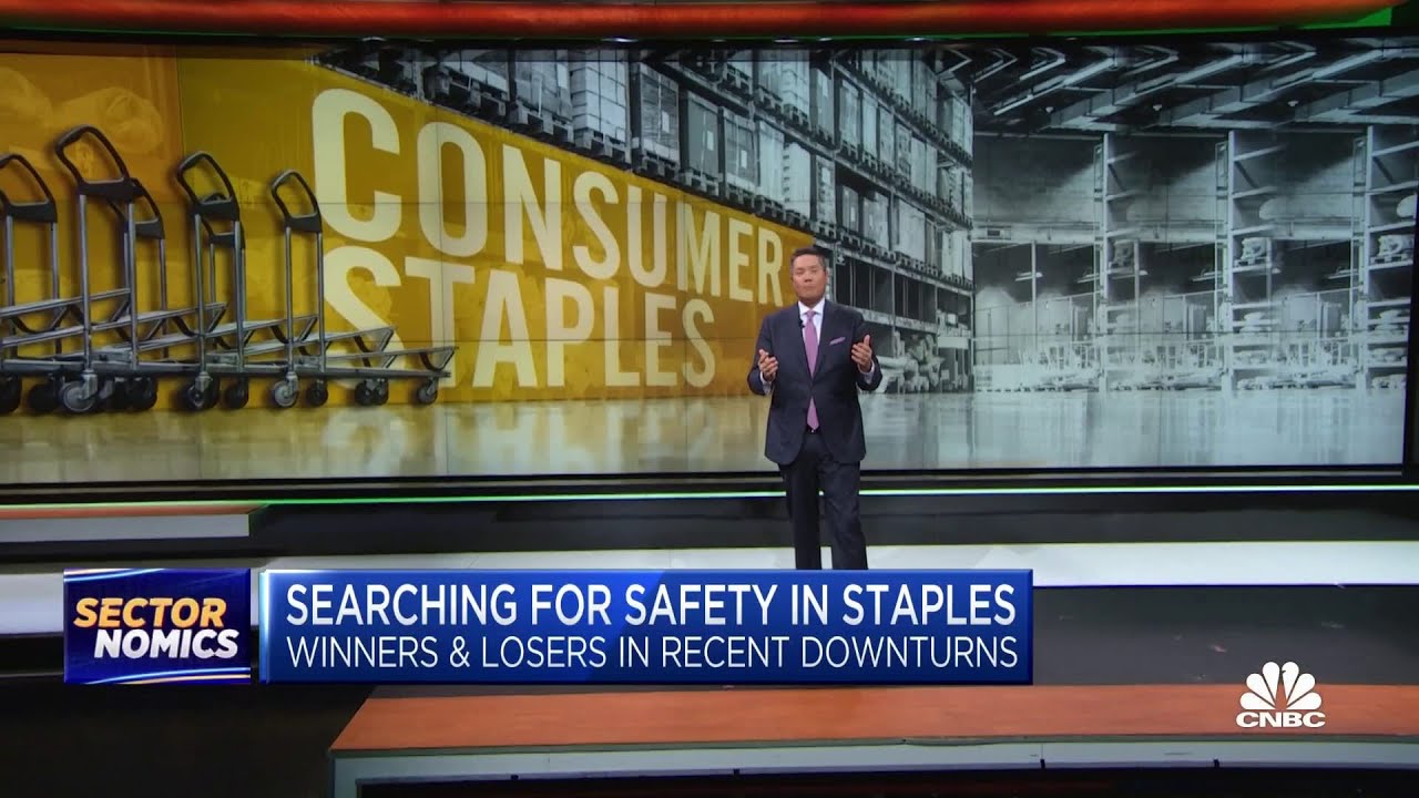 How consumer staples do in a recession