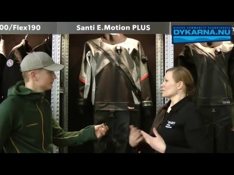 Santi E.Motion PLUS drysuit - Dykmässan 2016