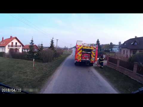 Požár grilu Dlouhoňovice 10.4.2019