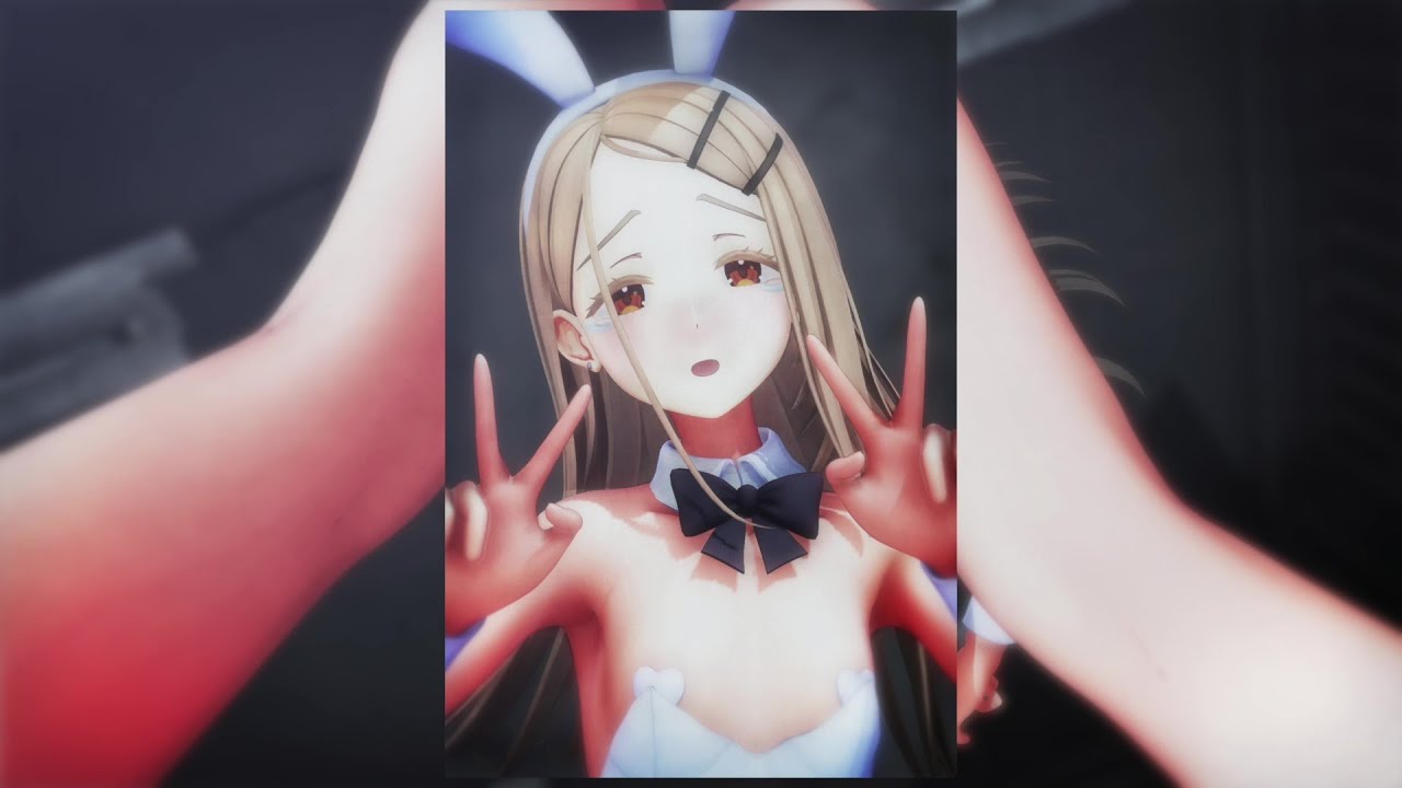 【学マスMMD】DEEP BLUE TOWNへおいでよ（白バニー篠澤 広）