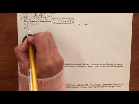 Algebra 2 Quiz Review Ch. 2.3-2.4