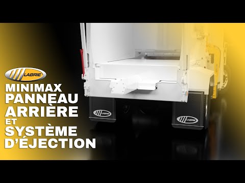 LABRIE™ MINIMAX - PANNEAU ARRIÈRE ET SYSTÈME D’ÉJECTION