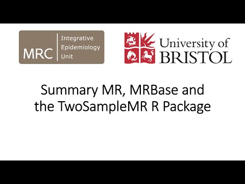 Introduction to MRBase and TwoSampleMR
