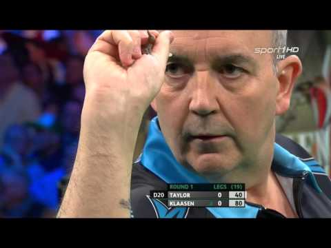 Darts The Masters 2016 (Runde 1) TAYLOR vs  KLAASEN Deutscher Kommentar