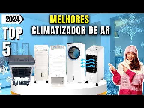 TOP 5 CLIMATIZADOR DE AR 🌬️ QUAL MEHOR CLIMATIZADOR DE AR EM 2024?🍃CLIMATIZADOR MIDEA OU VENTISOL? 🤔