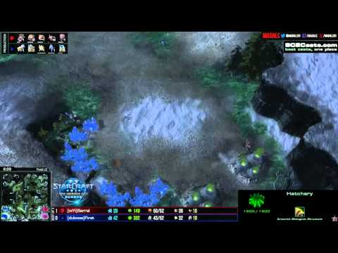 SC2 Serral vs First ZvP Game 2 WCS Europe 2014 Season 2 Qualifier Starcraft 2 Heart of The Swarm