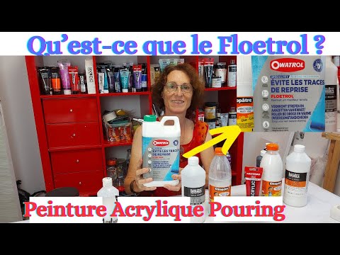 How to use Floetrol in acrylic pouring? #acrylicpouring