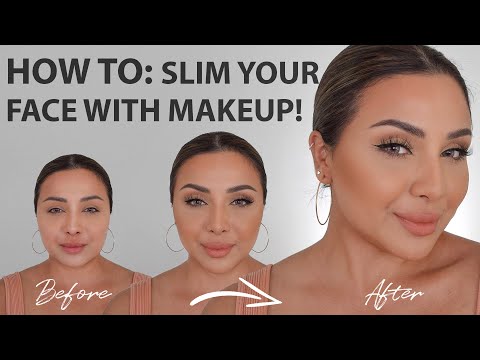 HOW TO SLIM YOUR FACE WITH MAKEUP 2021 | NINA UBHI