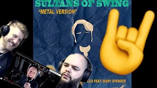 LEO MORACCHIOLI - SULTANS OF SWING ( metal cover 🤘 ) reaction