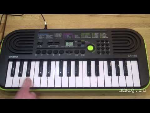 mmag.ru: CASIO SA - детский синтезатор video review