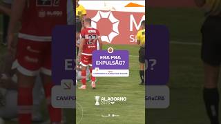 Só amarelo? Lance forte e juizão segura no cartão! 🟨😳 #Alagoano2026 l ASAxCRB