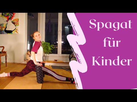 Spagat lernen für Kinder // Einfache Dehnübungen zum Mitmachen